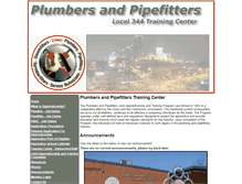 Tablet Screenshot of plumbersandpipefitters.com